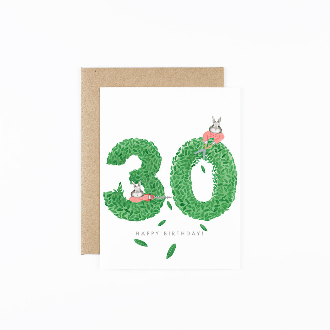 Happy Birthday Topiary 30